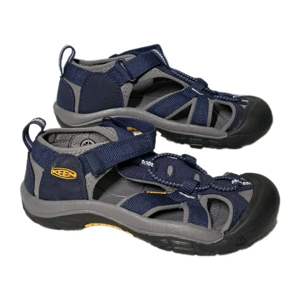 KEEN Venice H2 Waterproof Sandals Big Kids 2 Youth Blue Hiking Outdoor Camping